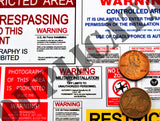Military Base Warning Signs - 1/35 Scale - Duplicata Productions