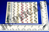 German Luftwaffe Staff Car Pennants, WW2 - 1/48 Scale - Duplicata Productions