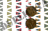 German Luftwaffe Staff Car Pennants, WW2 - 1/48 Scale - Duplicata Productions