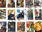 Italian WW2 Propaganda Posters, Small - 1/35 Scale - Duplicata Productions