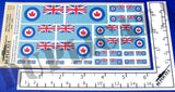 Royal Canadian Air Force Ensign Flag (1940 - 1965) - 1/72, 1/48, 1/35, 1/32 Scales - Duplicata Productions