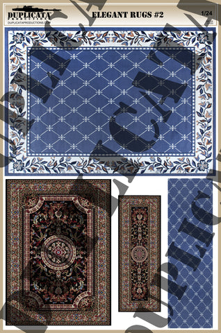 Elegant Rugs #2 - 1/24 Scale - Duplicata Productions