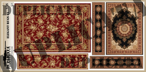 Elegant Rugs #1 - 1/35 Scale - Duplicata Productions