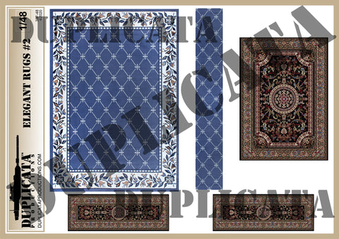 Elegant Rugs #2 - 1/48 Scale - Duplicata Productions