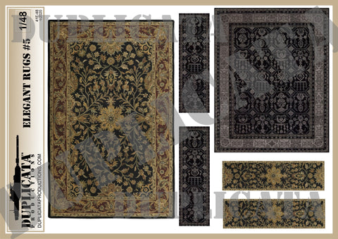 Elegant Rugs #5 - 1/48 Scale - Duplicata Productions