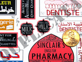 North African Shop Signs - WW2 - 1/35 Scale - Duplicata Productions