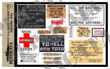 U.S. Signs, Pacific Theater - WW2 - 1/35 Scale - Duplicata Productions