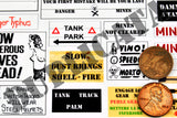 Allied Road Signs #1, Italy -  WW2 - 1/35 Scale - Duplicata Productions