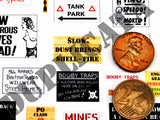 Allied Road Signs #1, Italy -  WW2 - 1/48 Scale - Duplicata Productions