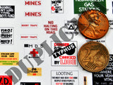 Allied Road Signs, Italy -  WW2 - 1/72 Scale - Duplicata Productions