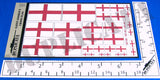 Saint George's Cross Flag - 1/72, 1/48, 1/35, 1/32 Scales - Duplicata Productions