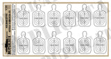 Silhouette Style Targets #2 - 1/35 Scale - Duplicata Productions