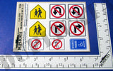 U.S. City Traffic Signs - 1/24 Scale (2 sheets) - Duplicata Productions