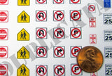 U.S. City Traffic Signs - 1/87 (HO) Scale - Duplicata Productions