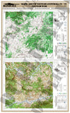 Maps - Vietnam War - South Vietnam (Central) #3 - 1/6 Scale - Duplicata Productions