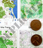 Maps - Vietnam War - South Vietnam (Central) #2 - 1/16 (120mm) Scale - Duplicata Productions