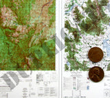 Maps - Vietnam War - South Vietnam (Central) #3 - 1/6 Scale - Duplicata Productions