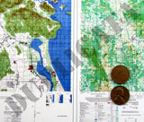 Maps - Vietnam War - South Vietnam (Central) #4 - 1/6 Scale - Duplicata Productions