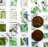 Maps - Vietnam War - South Vietnam (Central) - 1/72 Scale - Duplicata Productions