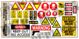 Warning Signs - 1/35 Scale (2 Sheets) - Duplicata Productions