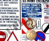 West German/Allied Berlin Wall/Border/Checkpoint Signs -1/35 Scale (3 sheets) - Duplicata Productions