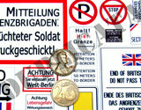 West German/Allied Berlin Wall/Border/Checkpoint Signs -1/35 Scale (3 sheets) - Duplicata Productions